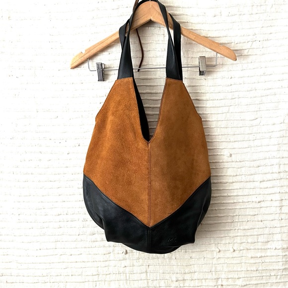 Molly G Louise Two Tone Leather Bag - Picture 1 of 16